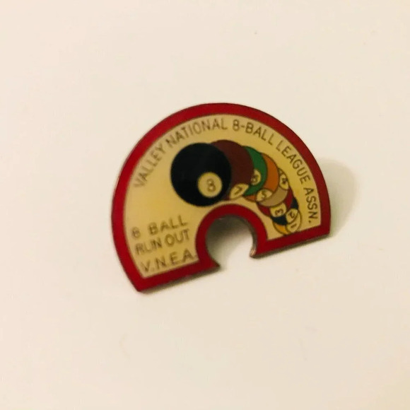 VNEA Valley National 8 Ball Pool League Pin - Picture 7 of 9